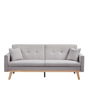 Artelibre - 14950004 ΚΑΝΑΠΕΣ ΚΡΕΒΑΤΙ ARTELIBRE BELVIA ΑΝΟΙΧΤΟ ΓΚΡΙ 202X89X83CM