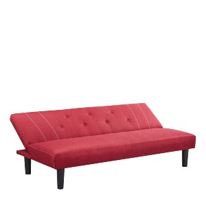 Artelibre - 14950006 ΚΑΝΑΠΕΣ ΚΡΕΒΑΤΙ ARTELIBRE ASTRI ΚΟΚΚΙΝΟ 180X77X73CM