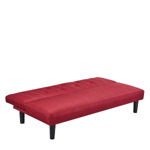 Artelibre - 14950006 ΚΑΝΑΠΕΣ ΚΡΕΒΑΤΙ ARTELIBRE ASTRI ΚΟΚΚΙΝΟ 180X77X73CM