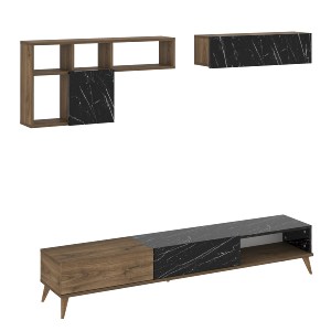 Artelibre - 14970055 ΣΥΝΘΕΤΟ ARTELIBRE ISOLDE ΔΡΥΣ/ΜΑΥΡΟ ΜΑΡΜΑΡΟ ΜΟΡΙΟΣΑΝΙΔΑ/ΜΕΛΑΜΙΝΗ 180X33X41CM