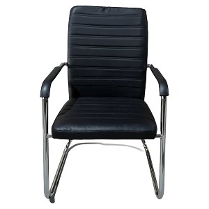 Artelibre - 14980033 ΚΑΡΕΚΛΑ ΕΠΙΣΚΕΠΤΗ ARTELIBRE AERIX ΜΑΥΡΟ/ΑΣΗΜΙ PU/ΜΕΤΑΛΛΟ 54X60X96CM