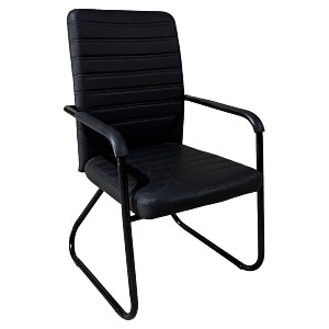 Artelibre - 14980034 ΚΑΡΕΚΛΑ ΕΠΙΣΚΕΠΤΗ ARTELIBRE AERIX ΜΑΥΡΟ PU/ΜΕΤΑΛΛΟ 54X60X96CM