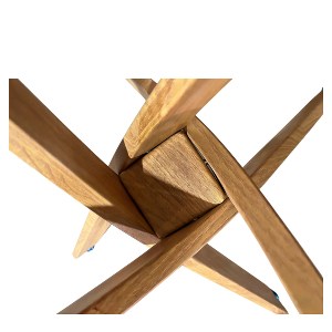 Artelibre - 14980040 ΤΡΑΠΕΖΙ ΤΡΑΠΕΖΑΡΙΑΣ ARTELIBRE GLAZERA ΦΥΣΙΚΟ/ΔΙΑΦΑΝΟ ΓΥΑΛΙ/ΜΕΤΑΛΛΟ Φ90X75CM