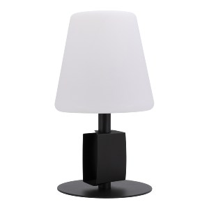 Artelibre - 15290001 ΕΠΙΤΡΑΠΕΖΙΟ ΦΩΤΙΣΤΙΚΟ LED ΦΟΡΗΤΟ MICHELLE ΜΕ TAG ΜΑΥΡΟ/ΛΕΥΚΟ ΜΕΤΑΛΛΟ/ΠΛΑΣΤΙΚΟ 15.5X15.5X27.5CM