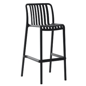 Artelibre - 15300009 ΣΚΑΜΠΟ BAR ARTELIBRE TAHITI ΜΑΥΡΟ PP 47X38X102CM