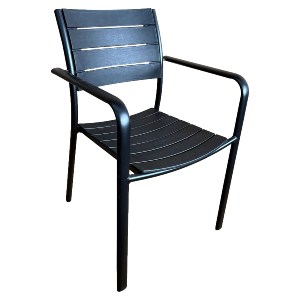 Artelibre - 15300071 ΚΑΡΕΚΛΑ ΚΗΠΟΥ ARTELIBRE AMAYA ΜΑΥΡΟ ΜΕΤΑΛΛΟ/PP 54.5X56.5X84CM