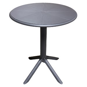 Artelibre - 15300074 ΤΡΑΠΕΖΙ ΚΗΠΟΥ ARTELIBRE ISENYA ΓΚΡΙ PP Φ60X75CM