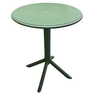 Artelibre - 15300076 ΤΡΑΠΕΖΙ ΚΗΠΟΥ ARTELIBRE ISENYA ΠΡΑΣΙΝΟ PP Φ60X75CM