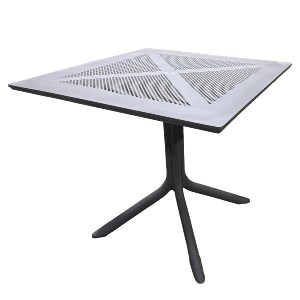 Artelibre - 15300079 ΤΡΑΠΕΖΙ ΚΗΠΟΥ ARTELIBRE SIREA ΓΚΡΙ PP 80X80X75CM