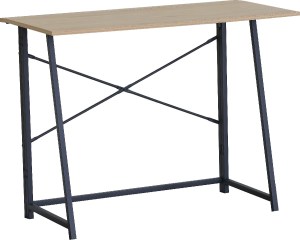 Artelibre - 15340079 ΓΡΑΦΕΙΟ ΠΤΥΣΣΟΜΕΝΟ ARTELIBRE ALVION ΔΡΥΣ/ΜΑΥΡΟ ΜΟΡΙΟΣΑΝΙΔΑ/ΜΕΤΑΛΛΟ 100X46X75CM