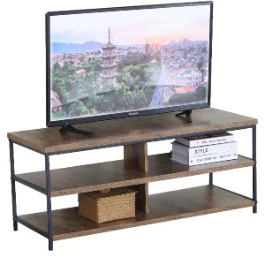 Artelibre - 15340099 ΕΠΙΠΛΟ ΤΗΛΕΟΡΑΣΗΣ ARTELIBRE TAVIANO ΚΑΦΕ/ΜΑΥΡΟ ΜΟΡΙΟΣΑΝΙΔΑ/ΜΕΤΑΛΛΟ 110X40X45CM