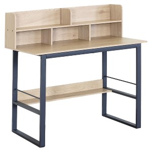 Artelibre - 15340110 ΓΡΑΦΕΙΟ ARTELIBRE STUDIANO ΜΕ ΡΑΦΙΑ ΔΡΥΣ/ΜΑΥΡΟ ΜΟΡΙΟΣΑΝΙΔΑ/ΜΕΤΑΛΛΟ 120X60X103