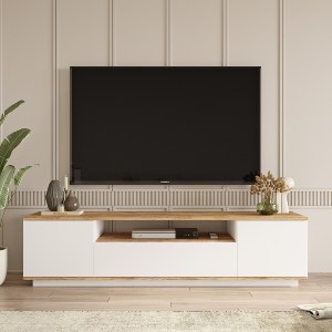 Artelibre - 15350030 ΕΠΙΠΛΟ ΤΗΛΕΟΡΑΣΗΣ ARTELIBRE CHILHAM ΦΥΣΙΚΟ/ΛΕΥΚΟ ΜΟΡΙΟΣΑΝΙΔΑ 180X44.5X44.6CM