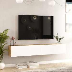 Artelibre - 15350033 ΕΠΙΠΛΟ ΤΗΛΕΟΡΑΣΗΣ ARTELIBRE KENT ΠΕΥΚΟ/ΛΕΥΚΟ ΜΟΡΙΟΣΑΝΙΔΑ 180X31.6X29.6CM