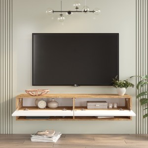 Artelibre - 15350039 ΕΠΙΠΛΟ ΤΗΛΕΟΡΑΣΗΣ ARTELIBRE SOLVA ΠΕΥΚΟ ΜΟΡΙΟΣΑΝΙΔΑ 140X31.6X29.6CM