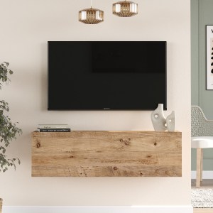 Artelibre - 15350040 ΕΠΙΠΛΟ ΤΗΛΕΟΡΑΣΗΣ ARTELIBRE INVERIE ΠΕΥΚΟ ΜΟΡΙΟΣΑΝΙΔΑ 100X31.6X29.6CM