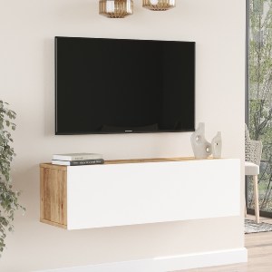 Artelibre - 15350042 ΕΠΙΠΛΟ ΤΗΛΕΟΡΑΣΗΣ ARTELIBRE INVERIE ΠΕΥΚΟ/ΛΕΥΚΟ ΜΟΡΙΟΣΑΝΙΔΑ 100X31.6X29.6CM