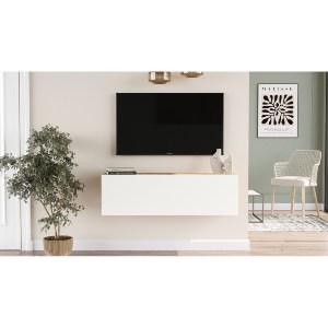 Artelibre - 15350042 ΕΠΙΠΛΟ ΤΗΛΕΟΡΑΣΗΣ ARTELIBRE INVERIE ΠΕΥΚΟ/ΛΕΥΚΟ ΜΟΡΙΟΣΑΝΙΔΑ 100X31.6X29.6CM
