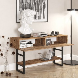 Artelibre - 15350070 ΚΟΝΣΟΛΑ ARTELIBRE BICKLEY ΠΕΥΚΟ/ΜΑΥΡΟ ΜΟΡΙΟΣΑΝΙΔΑ/ΜΕΤΑΛΛΟ 139X75.7X43CM