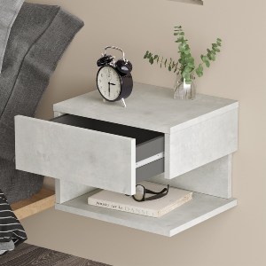 Artelibre - 15350094 ΚΟΜΟΔΙΝΟ ARTELIBRE CHADWELL ΑΝΟΙΧΤΟ ΓΚΡΙ ΜΕ ΕΦΕ ΤΣΙΜΕΝΤΟ ΜΟΡΙΟΣΑΝΙΔΑ 40X35.3X31.3CM