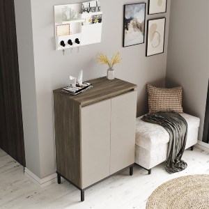 Artelibre - 15350099 ΝΤΟΥΛΑΠΙ ΠΟΛΛΑΠΛΩΝ ΧΡΗΣΕΩΝ ARTELIBRE CHELSEA ΚΑΦΕ/ΑΝΘΡΑΚΙ ΜΟΡΙΟΣΑΝΙΔΑ/ΜΕΤΑΛΛΟ 60X35.5X85.6CM