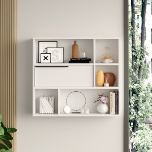Artelibre - 15350218 ΡΑΦΙΕΡΑ ΕΠΙΤΟΙΧΙΑ ARTELIBRE ALISTAIR ΛΕΥΚΟ ΜΟΡΙΟΣΑΝΙΔΑ 90X22X81CM