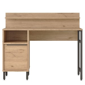 Artelibre - 15350224 ΓΡΑΦΕΙΟ ARTELIBRE BARNABY ΦΥΣΙΚΟ/ΜΑΥΡΟ ΜΟΡΙΟΣΑΝΙΔΑ/ΜΕΤΑΛΛΟ 120X60X99.8CM