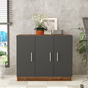 Artelibre - 15350234 ΝΤΟΥΛΑΠΙ ΓΡΑΦΕΙΟΥ ARTELIBRE LYSANDER ΚΑΡΥΔΙ/ΑΝΘΡΑΚΙ ΜΟΡΙΟΣΑΝΙΔΑ 89.1X38.1X73.8CM