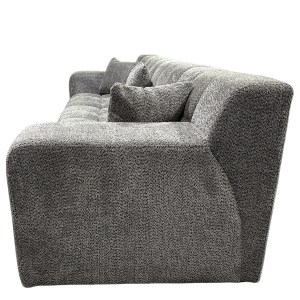 Artelibre - 15390005 ΚΑΝΑΠΕΣ ΓΩΝΙΑΚΟΣ ARTELIBRE ORVELLA ΓΚΡΙ ΥΦΑΣΜΑ 363X194X80CM
