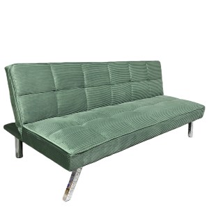 Artelibre - 15390008 ΚΑΝΑΠΕΣ ΚΡΕΒΑΤΙ ARTELIBRE ELVORE ΜΕΝΤΑ ΥΦΑΣΜΑ/ΞΥΛΟ 190X83X74CM