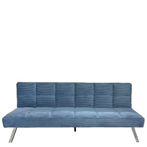 Artelibre - 15390009 ΚΑΝΑΠΕΣ ΚΡΕΒΑΤΙ ARTELIBRE ELVORE ΜΠΛΕ ΥΦΑΣΜΑ/ΞΥΛΟ 190X83X74CM