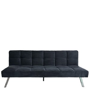 Artelibre - 15390011 ΚΑΝΑΠΕΣ ΚΡΕΒΑΤΙ ARTELIBRE ELVORE ΜΑΥΡΟ ΥΦΑΣΜΑ/ΞΥΛΟ 190X83X74CM