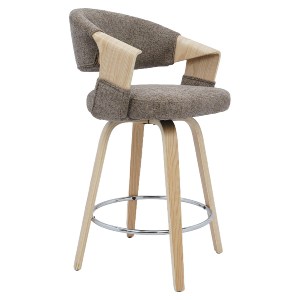 Artelibre - 15410013 ΣΚΑΜΠΟ BAR ARTELIBRE VIONARA ΤΑΜΠΑ/ΦΥΣΙΚΟ 55X52.5X95CM