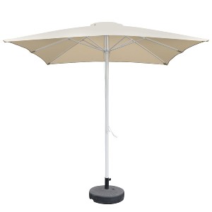 Artelibre - 15450015 ΟΜΠΡΕΛΑ ΚΗΠΟΥ ARTELIBRE MELIOR ΜΠΕΖ/ΛΕΥΚΟ ΑΛΟΥΜΙΝΙΟ/POLYESTER Φ2.2X2.2M