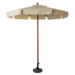 Artelibre - 15450021 ΟΜΠΡΕΛΑ ΚΗΠΟΥ ARTELIBRE LUMERA ΜΠΕΖ/ΦΥΣΙΚΟ ΞΥΛΟ/POLYESTER Φ2.3X2.5M