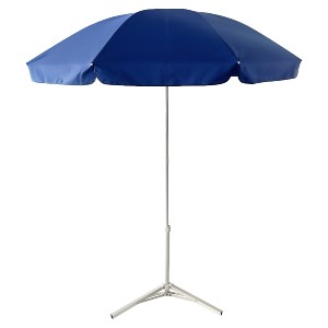 Artelibre - 15450030 ΟΜΠΡΕΛΑ ΠΑΡΑΛΙΑΣ ARTELIBRE VENTRA ΜΠΛΕ/ΛΕΥΚΟ ΜΕΤΑΛΛΟ/POLYESTER Φ2M