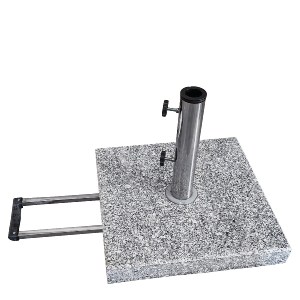 Artelibre - 15450032 ΒΑΣΗ ΟΜΠΡΕΛΑΣ ARTELIBRE GRANEX 35KG ΓΚΡΙ ΓΡΑΝΙΤΗΣ 45X45X37CM