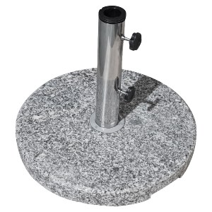 Artelibre - 15450033 ΒΑΣΗ ΟΜΠΡΕΛΑΣ ARTELIBRE GRANEX 25KG ΓΚΡΙ ΓΡΑΝΙΤΗΣ Φ38X35CM