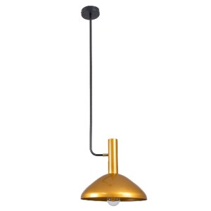 glo-00538-00538_4 GLOBOSTAR® KATIE 00538 ΜΟΝΤΕΡΝΟ ΦΩΤΙΣΤΙΚΟ ΟΡΟΦΗΣ ΚΑΜΠΑΝΑ ΜΟΝΟΦΩΤΟ 1 X E27 IP20 ΜΑΥΡΟ & ΧΡΥ