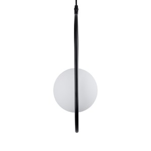 glo-00589-00589_5 GLOBOSTAR® HAMBURG 00589 ΜΟΝΤΕΡΝΟ ΚΡΕΜΑΣΤΟ ΦΩΤΙΣΤΙΚΟ ΜΠΑΛΑ ΜΟΝΟΦΩΤΟ 1 X G9 ΜΑΥΡΟ ΜΕΤΑΛΛΟ Μ
