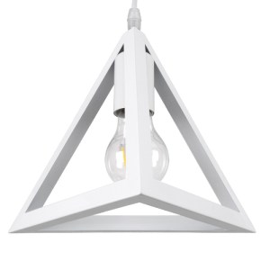 glo-00612-00612_6 GLOBOSTAR® TRIANGLE 00612 ΜΟΝΤΕΡΝΟ ΚΡΕΜΑΣΤΟ ΦΩΤΙΣΤΙΚΟ ΡΑΓΑ ΔΙΦΩΤΟ 2 X E27 IP20 ΛΕΥΚΟ ΜΕΤΑΛ