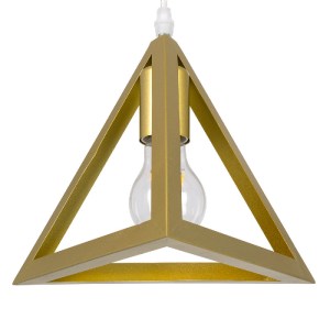 glo-00620-00620_6 GLOBOSTAR® TRIANGLE 00620 ΜΟΝΤΕΡΝΟ ΚΡΕΜΑΣΤΟ ΦΩΤΙΣΤΙΚΟ ΠΛΕΓΜΑ ΤΡΙΦΩΤΟ 3 X E27 IP20 ΧΡΥΣΟ ΜΕ