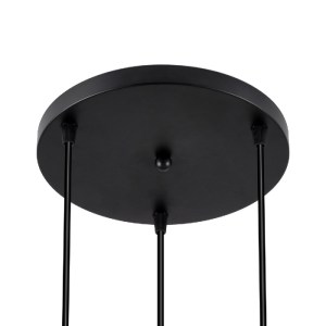 glo-00626-00626_7 GLOBOSTAR® DILLON 00626 ΜΟΝΤΕΡΝΟ ΚΡΕΜΑΣΤΟ ΦΩΤΙΣΤΙΚΟ ΚΑΜΠΑΝΑ ΤΡΙΦΩΤΟ 3 X E27 IP20 ΜΑΥΡΟ ΜΕΤ