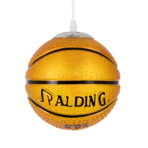 glo-00645-00645_0 GLOBOSTAR® SPALDING NBA 00645 ΠΑΙΔΙΚΟ ΚΡΕΜΑΣΤΟ ΦΩΤΙΣΤΙΚΟ ΜΠΑΛΑ ΜΟΝΟΦΩΤΟ 1 X E27 IP20 ΠΟΡΤΟ