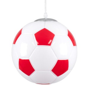 glo-00646-00646_0 GLOBOSTAR® FOOTBALL 00646 ΠΑΙΔΙΚΟ ΚΡΕΜΑΣΤΟ ΦΩΤΙΣΤΙΚΟ ΟΡΟΦΗΣ ΜΕ ΝΤΟΥΙ 1 X E27 AC 220-240V I