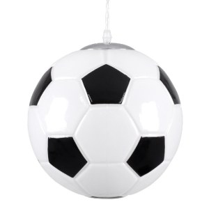 glo-00647-00647_0 GLOBOSTAR® FOOTBALL 00647 ΠΑΙΔΙΚΟ ΚΡΕΜΑΣΤΟ ΦΩΤΙΣΤΙΚΟ ΟΡΟΦΗΣ ΜΕ ΝΤΟΥΙ 1 X E27 AC 220-240V I