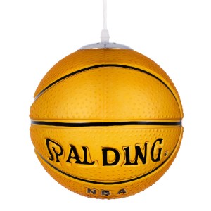 glo-00649-00649_0 GLOBOSTAR® SPALDING NBA 00649 ΠΑΙΔΙΚΟ ΚΡΕΜΑΣΤΟ ΦΩΤΙΣΤΙΚΟ ΜΠΑΛΑ ΜΟΝΟΦΩΤΟ 1 X E27 IP20 ΠΟΡΤΟ