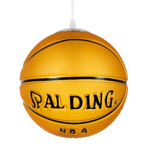 glo-00649-00649_4 GLOBOSTAR® SPALDING NBA 00649 ΠΑΙΔΙΚΟ ΚΡΕΜΑΣΤΟ ΦΩΤΙΣΤΙΚΟ ΜΠΑΛΑ ΜΟΝΟΦΩΤΟ 1 X E27 IP20 ΠΟΡΤΟ