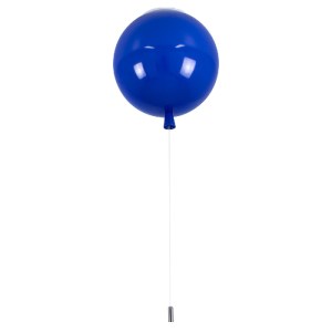 glo-00654-00654_4 GLOBOSTAR® BALLOON 00654 ΠΑΙΔΙΚΟ ΦΩΤΙΣΤΙΚΟ ΟΡΟΦΗΣ ΜΠΑΛΑ ΜΟΝΟΦΩΤΟ 1 X E27 IP20 ΜΠΛΕ ΠΛΑΣΤΙΚ