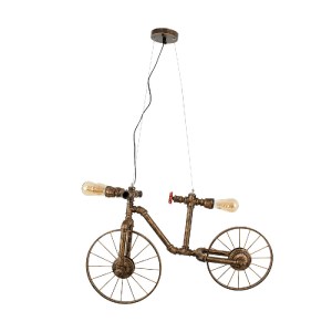 glo-00660-00660_3 GLOBOSTAR® SWIFTWALKER 00660 VINTAGE ΚΡΕΜΑΣΤΟ ΦΩΤΙΣΤΙΚΟ ΟΡΟΦΗΣ ΜΕ ΝΤΟΥΙ 3 X E27 AC 220-240